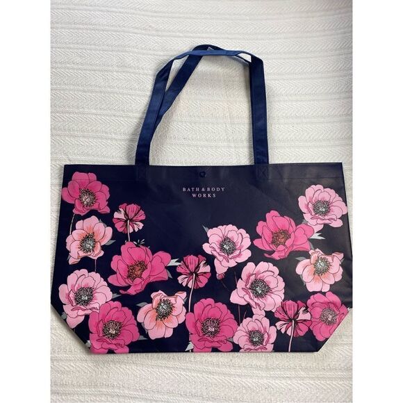 Bath and Body Works 3 PEONY Large Tote Bags - Picture 3 of 9